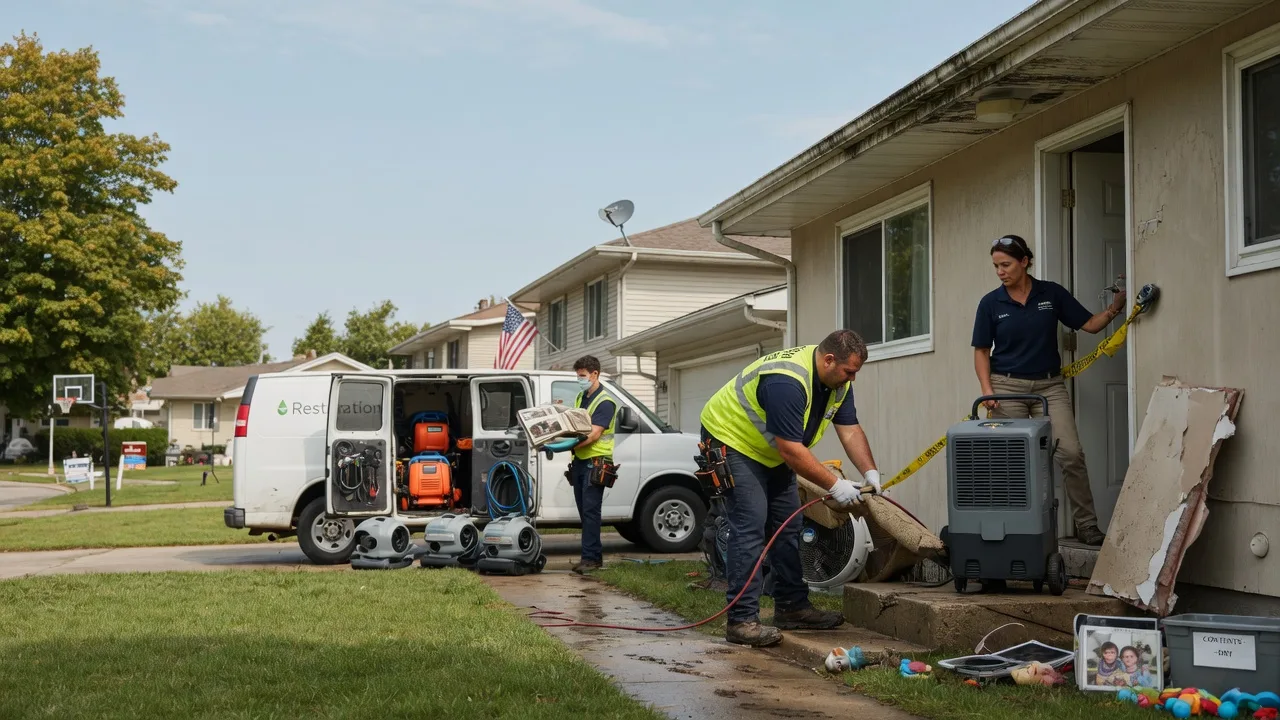Water Damage Restoration in Dahinda, IL near me